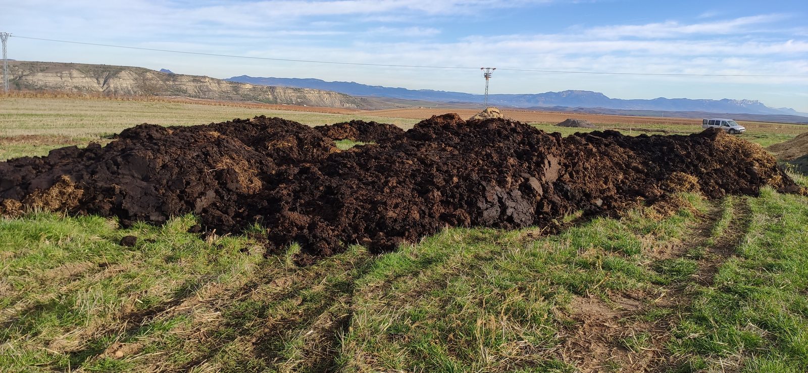 Tormantos — compost en campo
